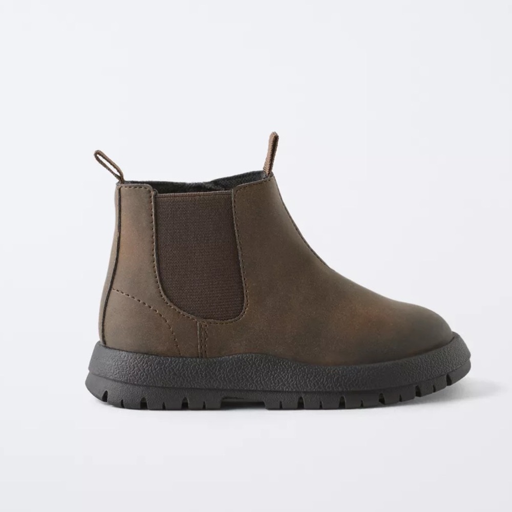 Zara Kids Brown Chelsea Boots